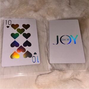 Dior Playing Cards with Multicolor Hearts